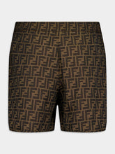 Fendi FF canvas casual shorts
