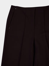 Fendi Dark Purple Wool Trousers