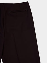 Fendi Dark Purple Wool Trousers