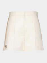 Fendi Beige Cotton High-Waisted Shorts
