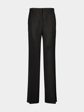 Fendi Black Grain de Poudre Wool Trousers