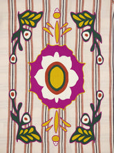 Paula Freesia Linen Striped Shirt with Back Embroidery