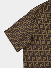 Fendi Brown FF Silk Shirt