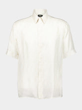 Fendi White FF Silk Shirt