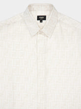 Fendi White FF Silk Shirt