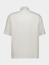 Fendi Beige FF Linen Boxy Shirt