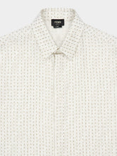 Fendi Beige FF Linen Boxy Shirt