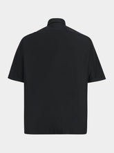 Fendi Black Cotton Poplin Short-Sleeve Shirt