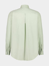 Fendi Mint Green Cotton Utility Shirt