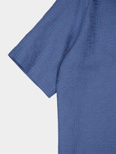 Fendi Light Blue FF Jacquard Linen Shirt