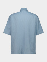 Fendi Light Blue FF Jacquard Shirt