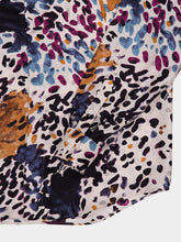 Fendi White Falena Print Silk Shirt