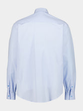 Fendi Light Blue Cotton Oxford Shirt