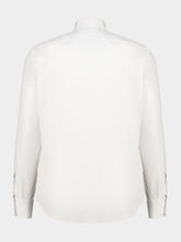 Fendi White Cotton Poplin Slim-Fit Shirt