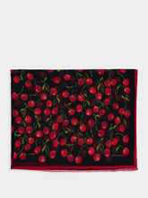 Dolce & Gabbana Cherry-Print Silk Scarf