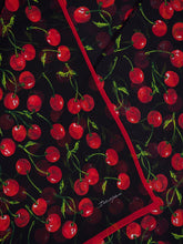 Dolce & Gabbana Cherry-Print Silk Scarf