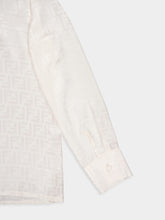 Fendi FF Motif Cream Silk Shirt