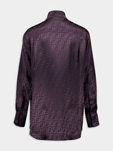 Fendi FF Motif Silk Satin Shirt