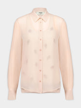 Pink Embroidered Silk Georgette Top