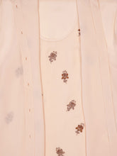 Fendi Pink Embroidered Silk Georgette Top