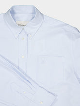 Ami Paris Blue Ami De Coeur Cropped Shirt