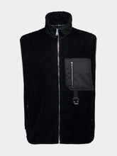 Fendi Black Virgin Wool Teddy Vest