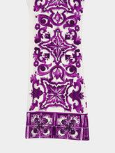 Dolce & Gabbana Majolica Print Silk Trousers