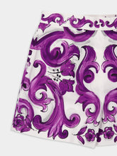 Dolce & Gabbana Majolica-Print Mediterraneo Cotton Shorts