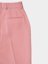 Dolce & Gabbana Pink Tailored Double Wool Crepe Pants