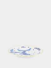 Bitossi Blue Fish Dessert Plate