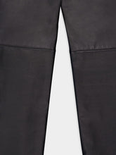 Dolce & Gabbana Black High-Waist Leather Trousers