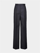 Dolce & Gabbana Grey Wool Palazzo Pants
