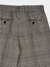 Dolce & Gabbana Grey Flared Glen Plaid Pants