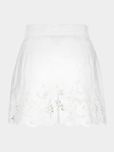 Dolce & Gabbana White Poplin Cut-Out Shorts