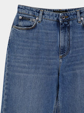 Dolce & Gabbana Blue High-Waist 5-Pocket Denim Trousers