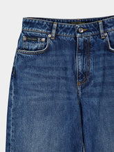 Dolce & Gabbana Blue Wide-Leg Five-Pocket Jeans