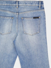 Dolce & Gabbana Light Blue Tapered Leg Denim Jeans