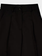 Dolce & Gabbana Black Flared Tuxedo Virgin Wool Pants