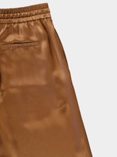 Dolce & Gabbana Brown Double Silk Satin Pajama Pants