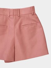 Pink Quilted Jacquard Shorts with DG Logo | PDP - Fashion Clinic