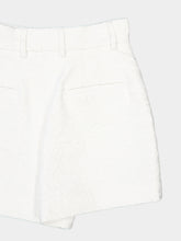 Dolce & Gabbana White Quilted Jacquard Floral Shorts