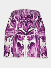 Dolce & Gabbana Majolica-Print Cotton Poplin Shorts