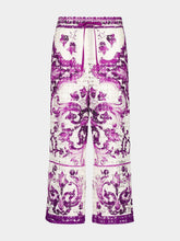 Dolce & Gabbana Majolica Crochet Lace Trousers