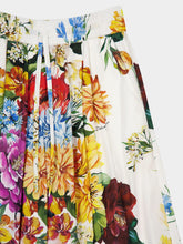 Dolce & Gabbana Floral Poplin Wide-Leg Trousers