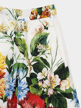 Dolce & Gabbana Floral Poplin Wide-Leg Trousers