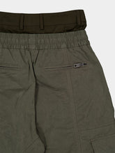 Dolce & Gabbana Green Waxed Faille Cargo Trousers