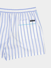 Dolce & Gabbana Blue Striped Cotton Shorts