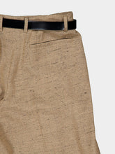 Dolce & Gabbana Brown Tweed-Effect Wide-Leg Trousers