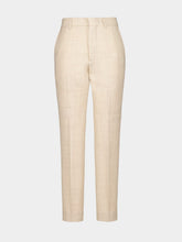 Ami Paris Beige Cigarette Trousers
