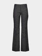 Ami Paris Grey Flared Trousers